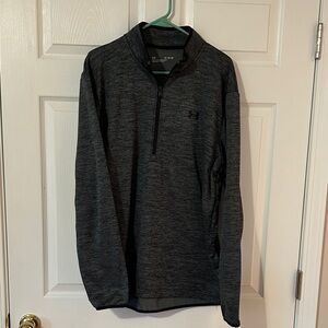 Under Armour Charcoal Gray Quarter-Zip Top